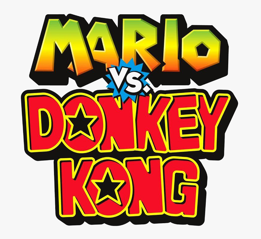 Donkey Kong Logo Png Image - Mario Vs Donkey Kong, Transparent Png