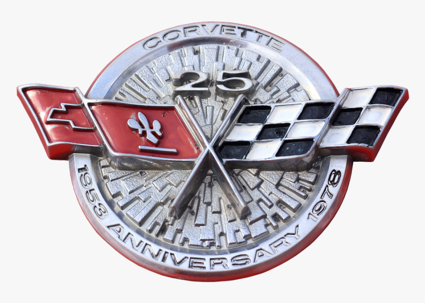 Emblem, Logo, Chevrolet, Corvette, Brand, Symbol - Emblem, HD Png Download