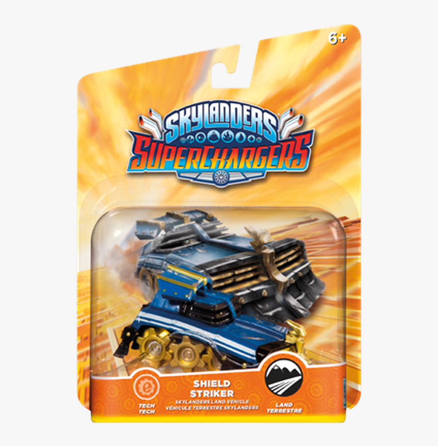 Skylanders - Superchargers - Shield Striker - Skylander Superchargers Shield Striker, HD Png Download