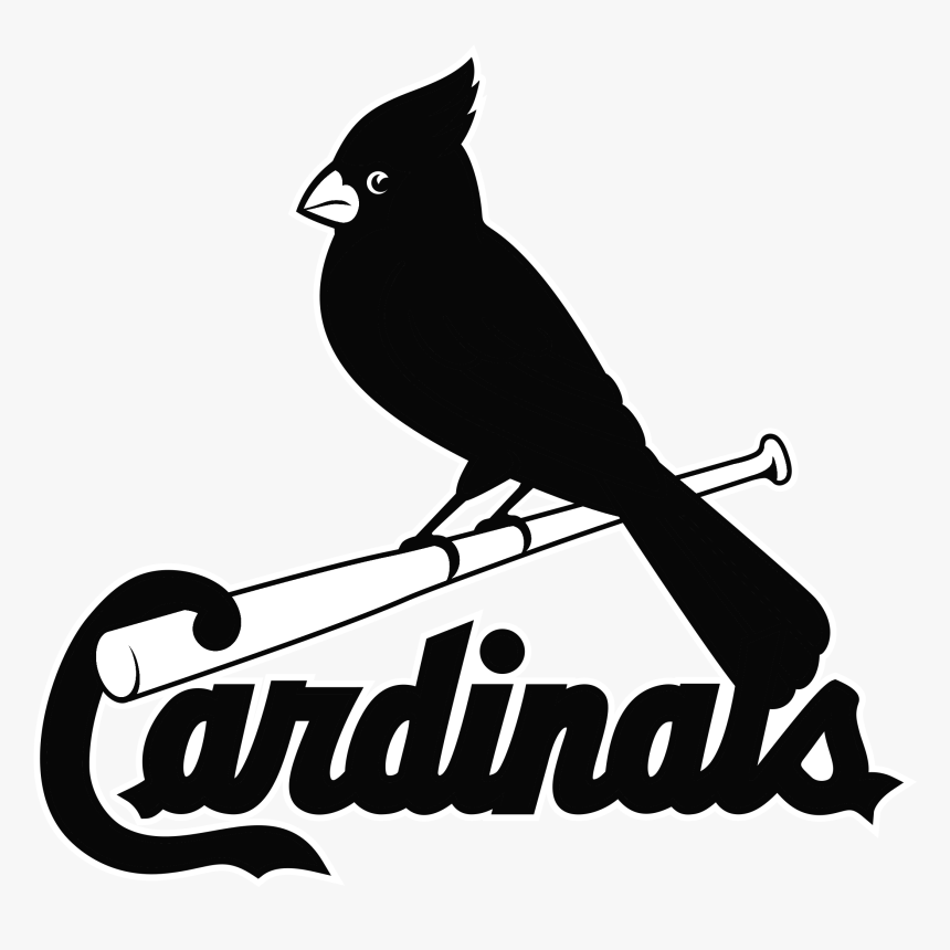 Black St Louis Cardinals Logo, HD Png Download
