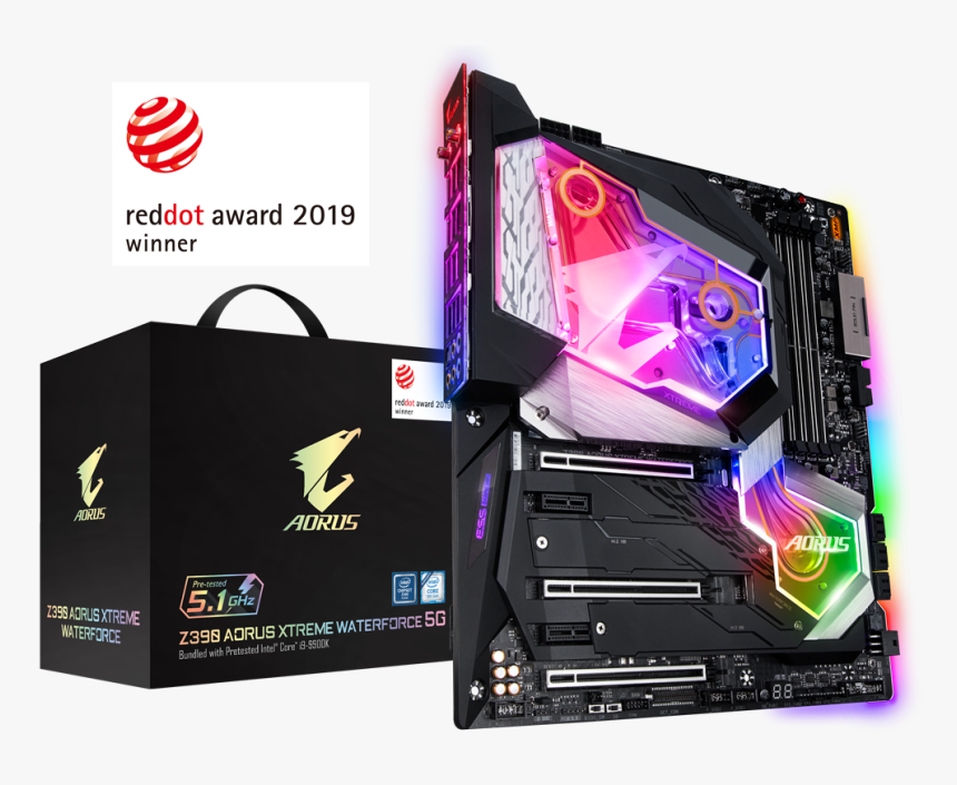 Z390 Aorus Xtreme Waterforce 5g, HD Png Download