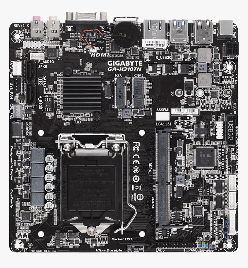 Intel 1151 Lvds Mini Itx, HD Png Download