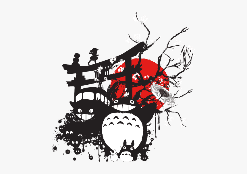 Spirit Ghibli T Shirt, HD Png Download
