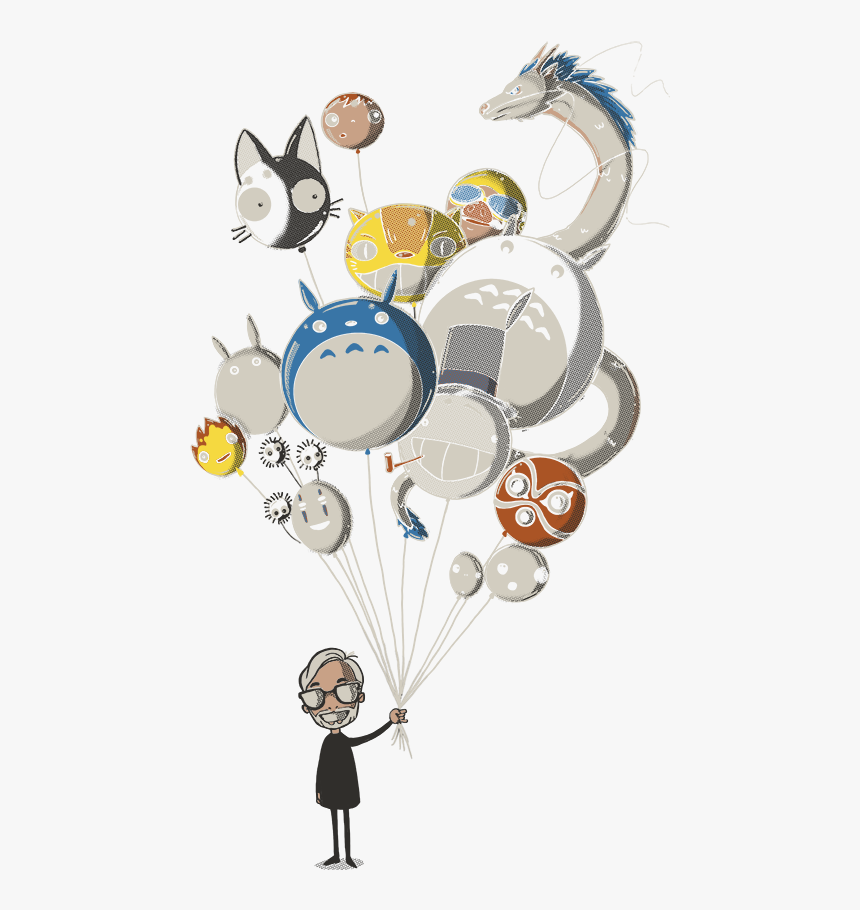 Studio Ghibli Balloons, HD Png Download