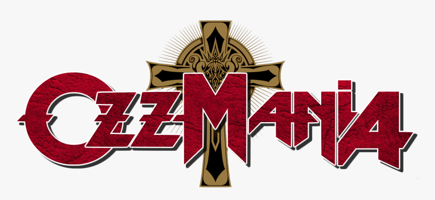 Ozzmania Logo Red Leather Gold Cross - Sabbath The Rules Of Hell, HD Png Download