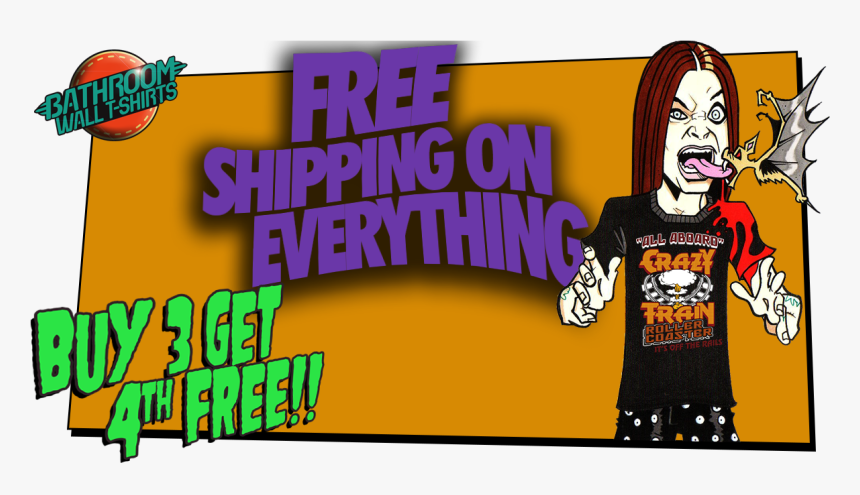 Ozzy Osbourne T Shirts And Black Sabbath T Shirts - Illustration, HD Png Download