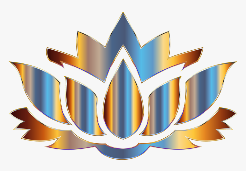 Transparent Lotus Flower Clipart - Lotus Flower Silhouette Png, Png Download