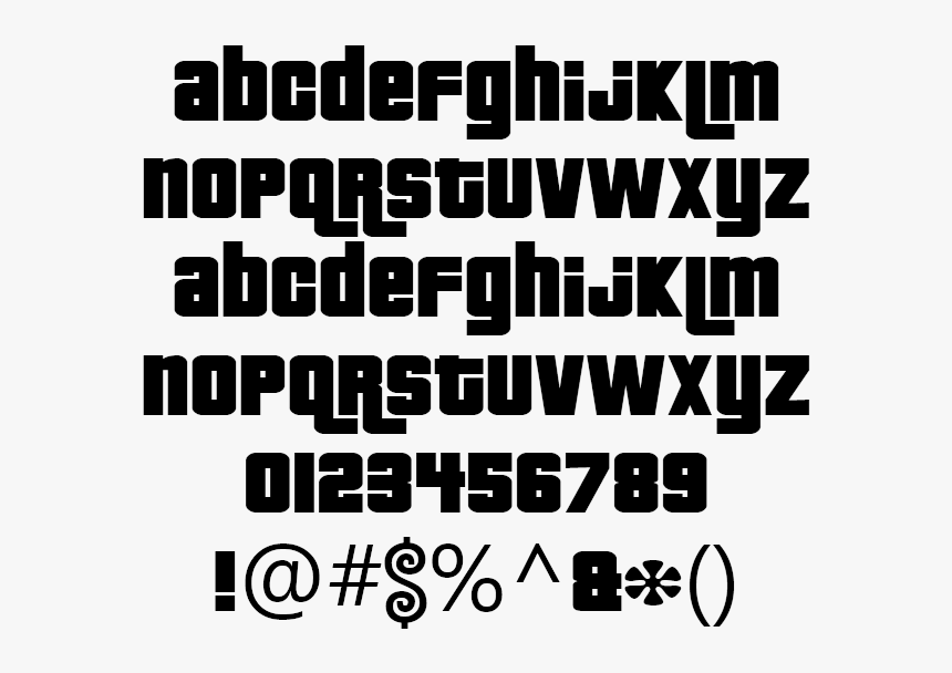 Pricedown Example - Pricedown Font, HD Png Download