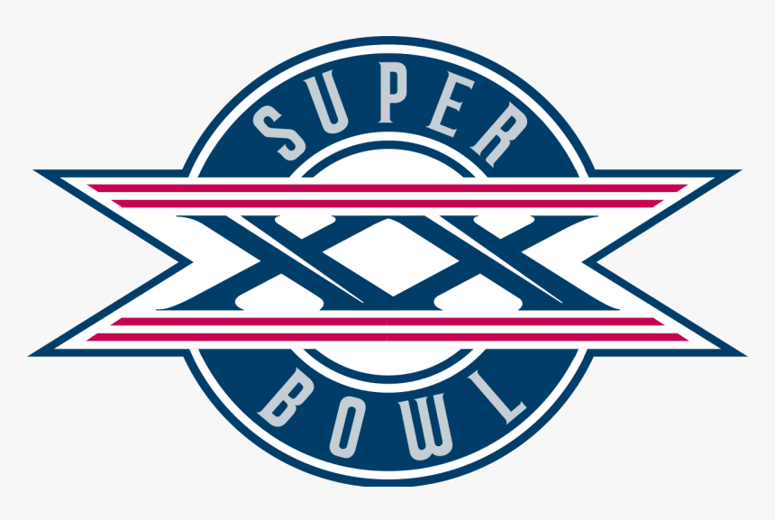 Super Bowl Xx Logo Png Symbol - Super Bowl 20 Ticket, Transparent Png