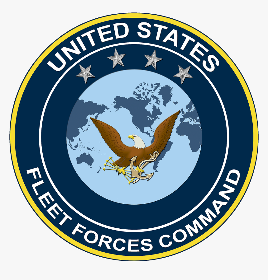Seal Of The Commander Of The United States Fleet Forces - Us Fleet Forces, HD Png Download