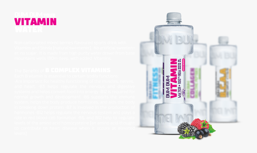 Dum Dum Vitamin Water - Dum Dum Fitness Water, HD Png Download
