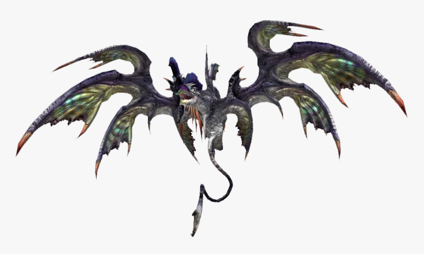 Final Fantasy Flying Enemy - Dragon, HD Png Download