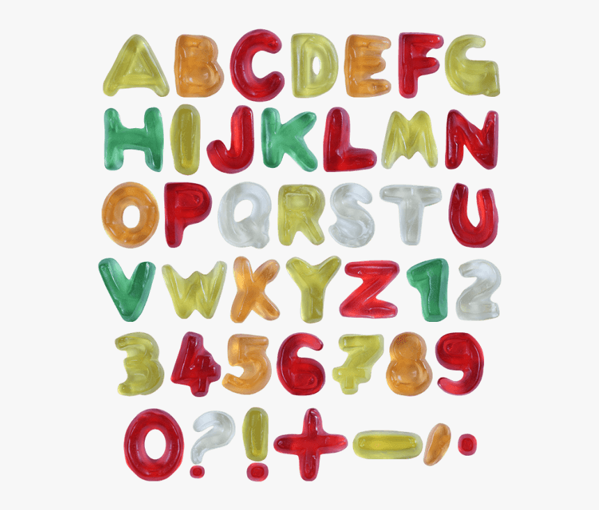 Sweet Haribo Font Alphabet - Gummy Alphabet, HD Png Download