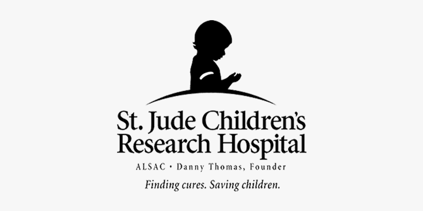 St Jude Logo Copy - Silhouette, HD Png Download