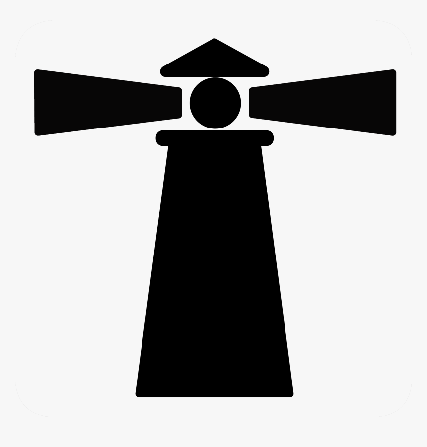 Map Symbolization Lighthouse Logo - Symbol Of Light House, HD Png Download