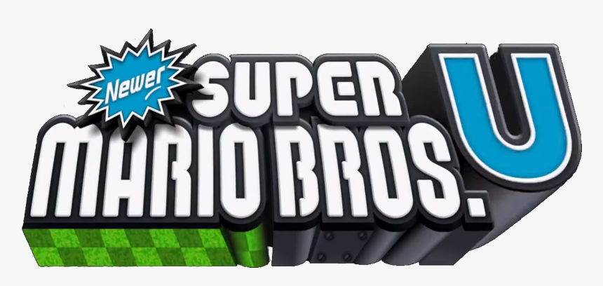 Newer Super Mario Bros - Newer Super Mario Bros U Logo, HD Png Download