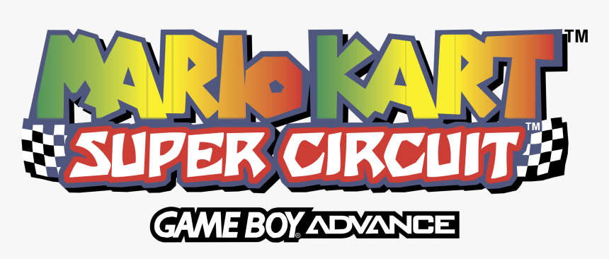 Mario Kart Super Circuit Logo Png Transparent Amp Svg - Graphic Design, Png Download