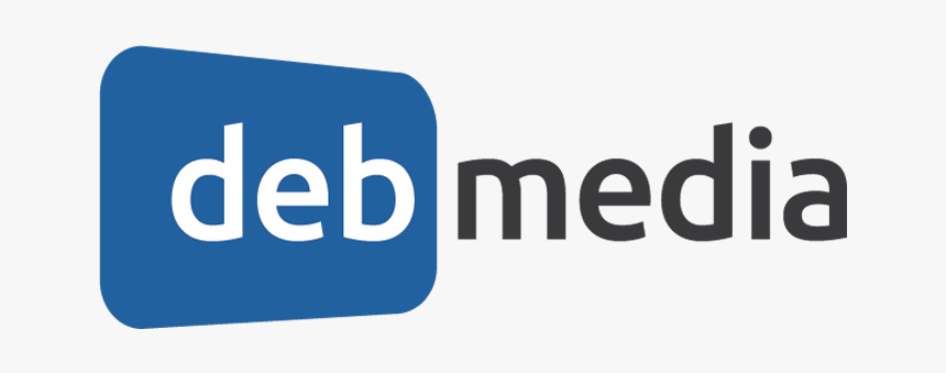 Debmedia Logo - Black-and-white, HD Png Download
