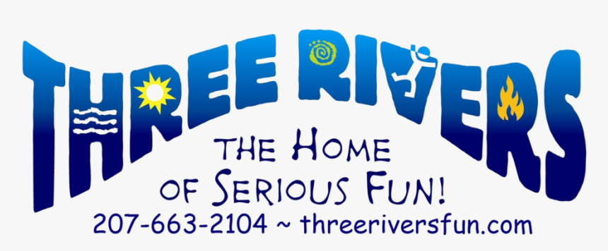 Transparent Color Logo With Web And Phone - Three Rivers Whitewater, HD Png Download