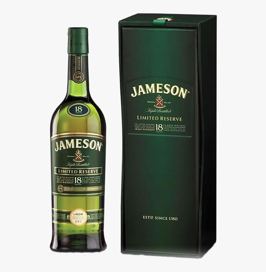 Jameson 18yr Irish Whiskey - Jameson Whiskey, HD Png Download
