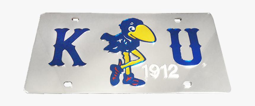 Kansas Jayhawks K 1912 U License Plate - Emblem, HD Png Download