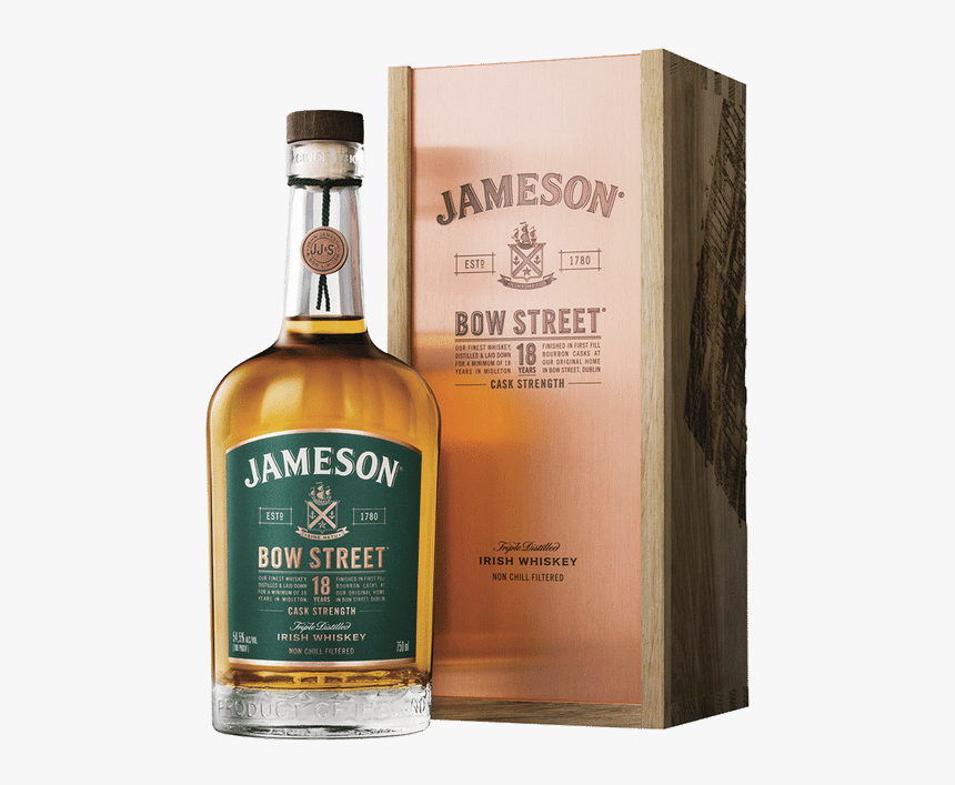 Jameson Bow Street 18yr Irish Whiskey - Jameson Bow Street 18, HD Png Download