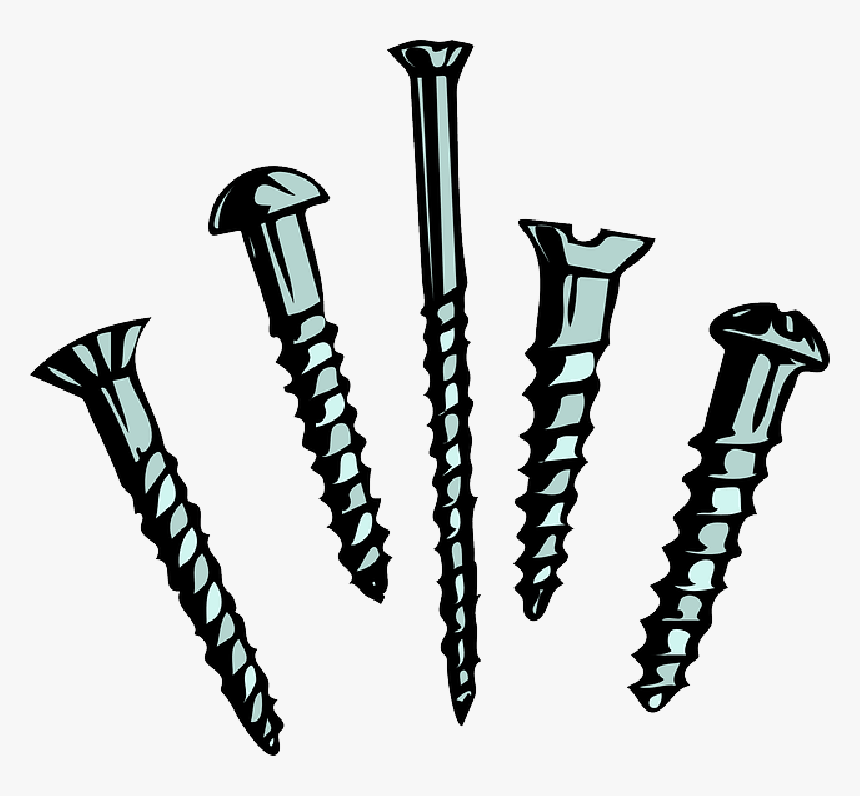 Free Pictures Nail - Screws Clipart, HD Png Download