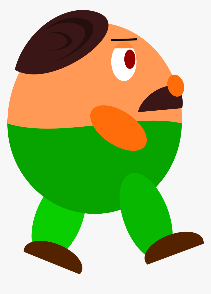 Pants Clipart Cute - Video Game Character Jumping, HD Png Download