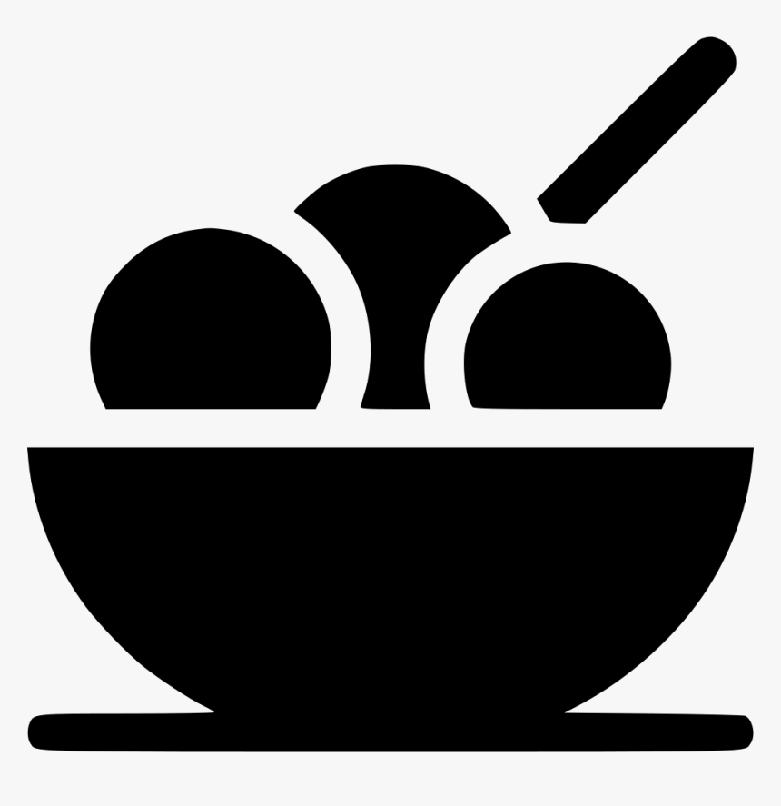 Ice Cream Bowl Comments Ice Cream Bowl Svg, HD Png Download , Transparent Png Image PNGitem