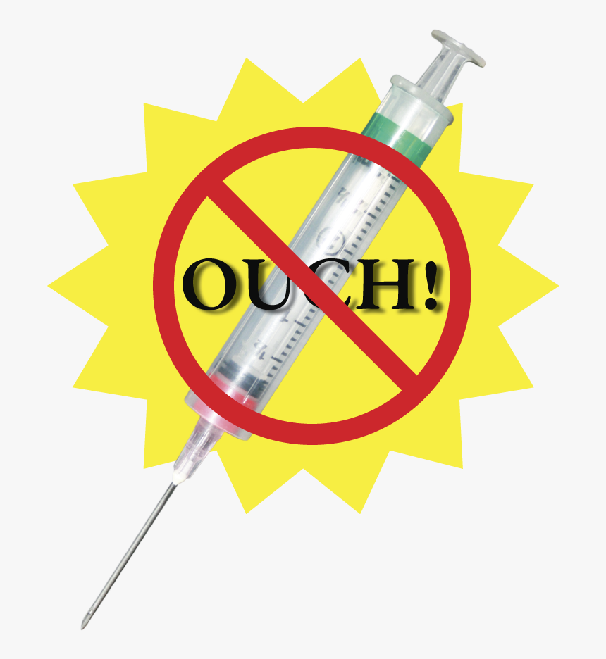 Phlebotomy Needle Clipart - No Drinking Clipart Black And White, HD Png Download