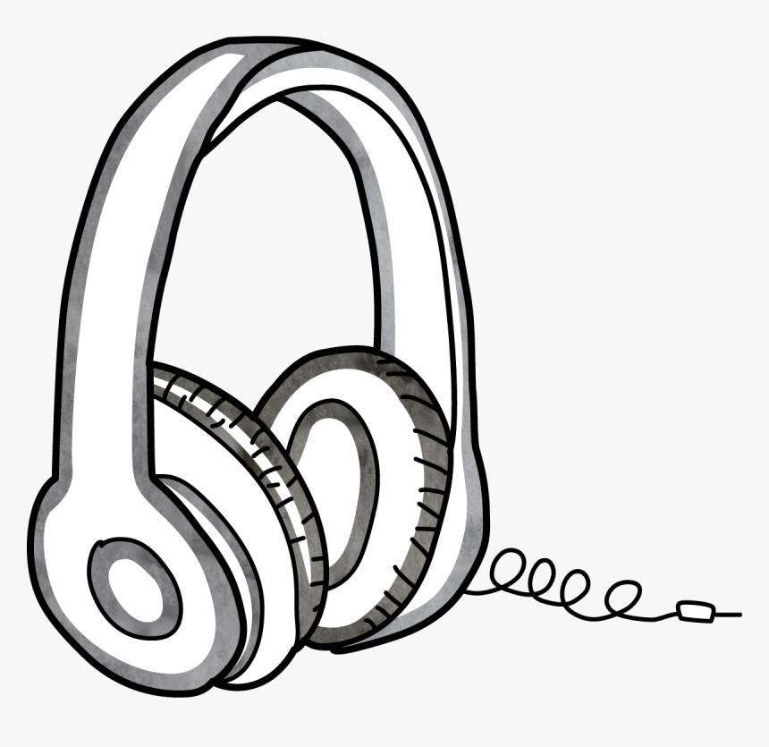 Equipment Computer Headphone Clipart Black And White, HD Png Download , Transparent Png Image