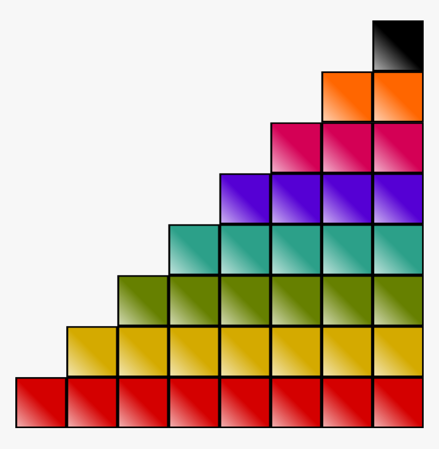 Clipart Stairs With 7 Steps, HD Png Download