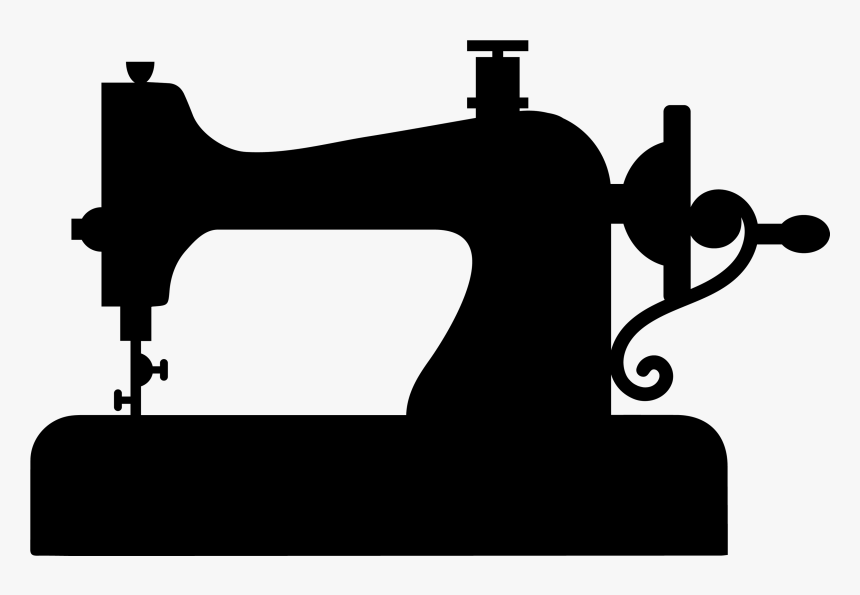 July Craft Images /// Free Sewing Machine Silhouette, HD Png Download