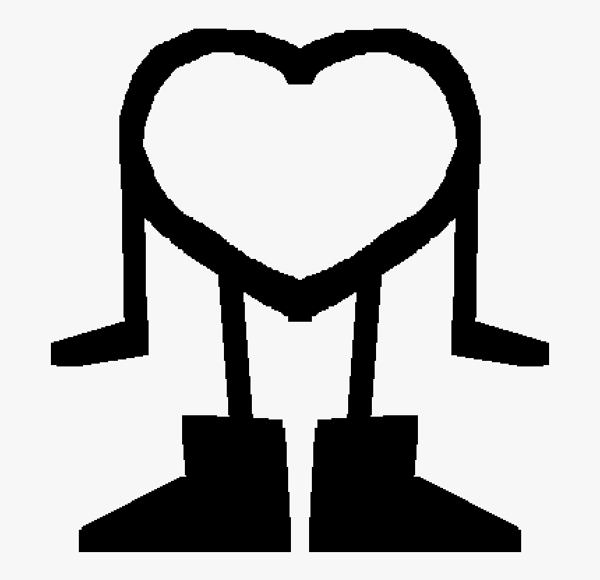 Transparent Human Heart Clipart Black And White - Heart, HD Png Download