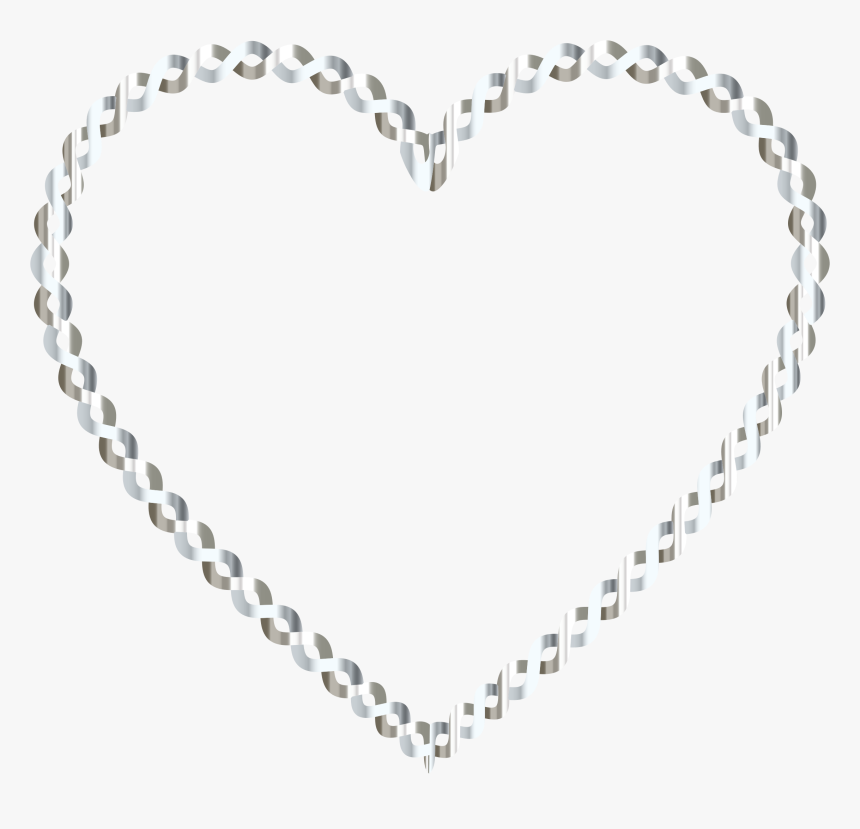 White Heart Clipart No Background, HD Png Download