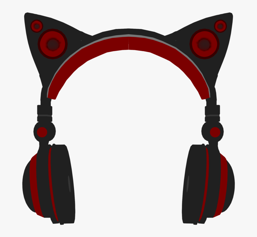 Transparent Headphone Clipart - Mmd Headphones Dl, HD Png Download