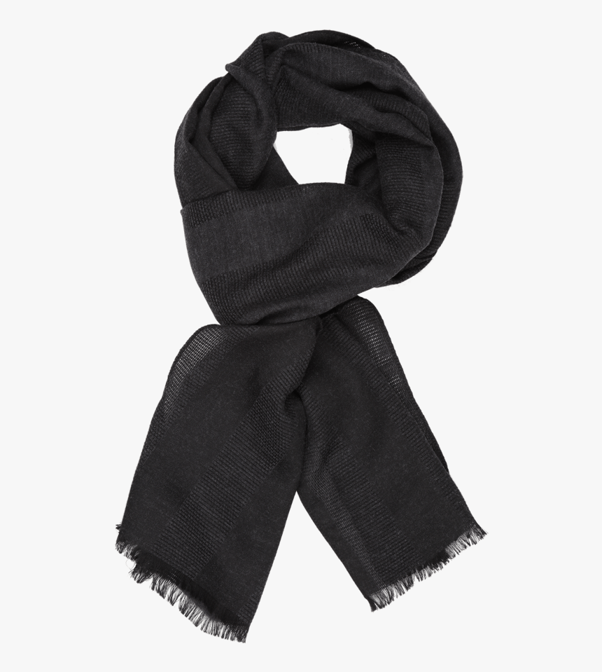 Light Scarf - Black Scarf Png, Transparent Png