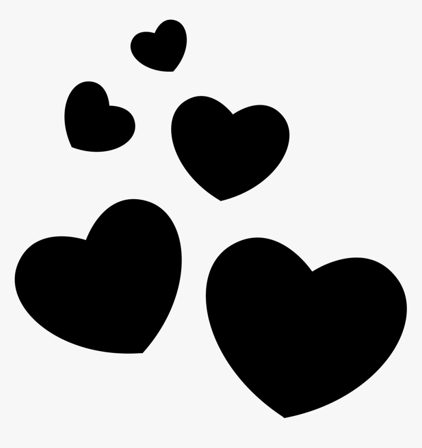 Transparent White Hearts Png - Hearts Icon Png, Png Download