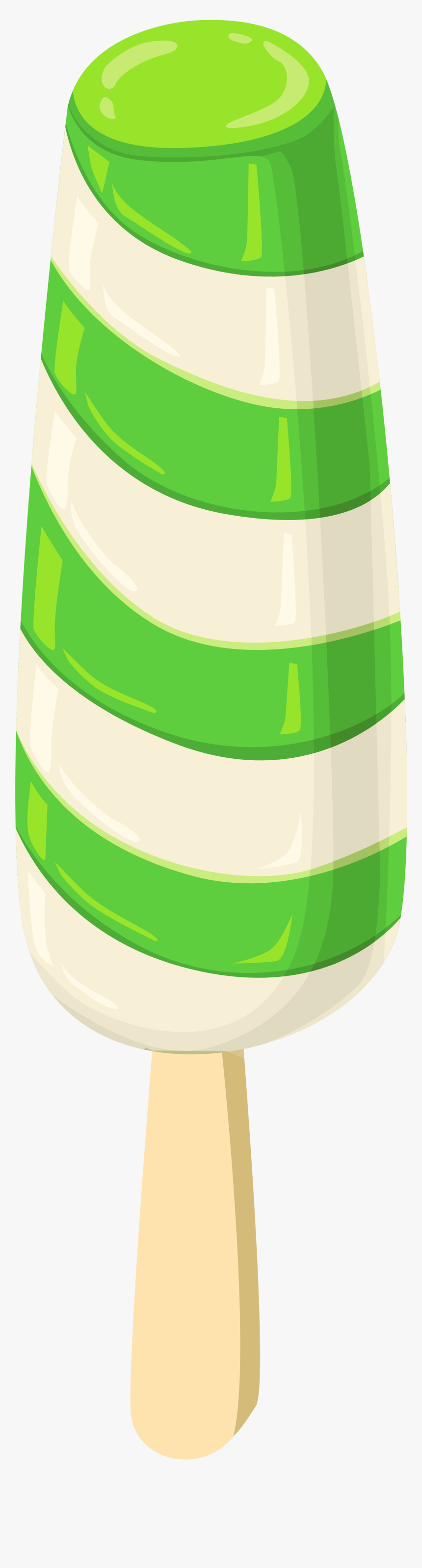 Green Ice Cream Png Clipart , Transparent Cartoons - Ice Cream Green And White, Png Download