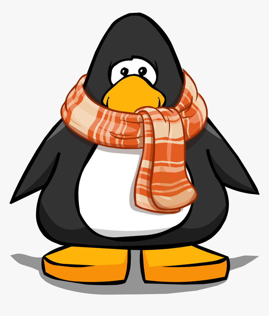 Transparent Scarf Clipart Png - Penguin With A Top Hat, Png Download
