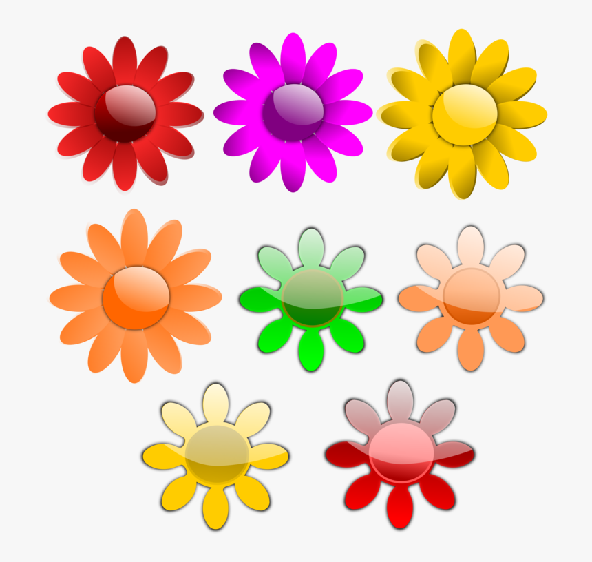 Chrysanths,flower,petal - 8 Flowers Clipart, HD Png Download