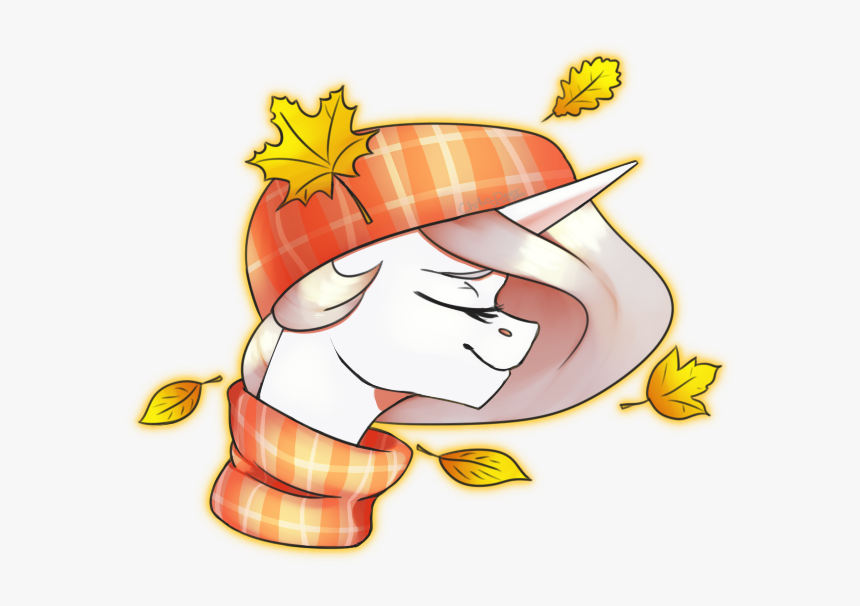Scarf Clipart Autumn Clothes - Cartoon, HD Png Download
