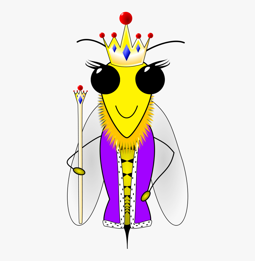 Queen Clip Art Free - Clip Art Pictures Of Bees, HD Png Download