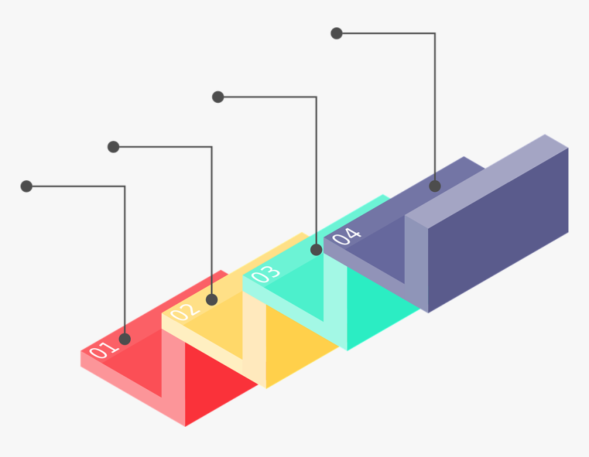 Stair Step Png - Step Infographic Png, Transparent Png