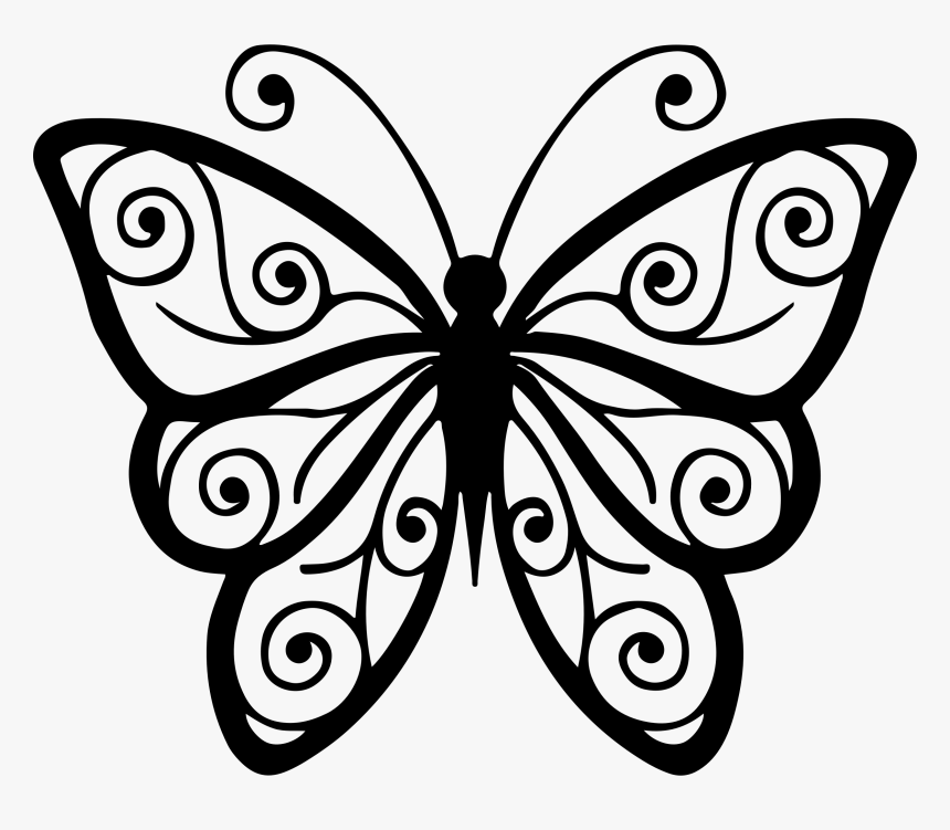 3 Clipart Butterfly - Clip Art Image Of Butterfly, HD Png Download