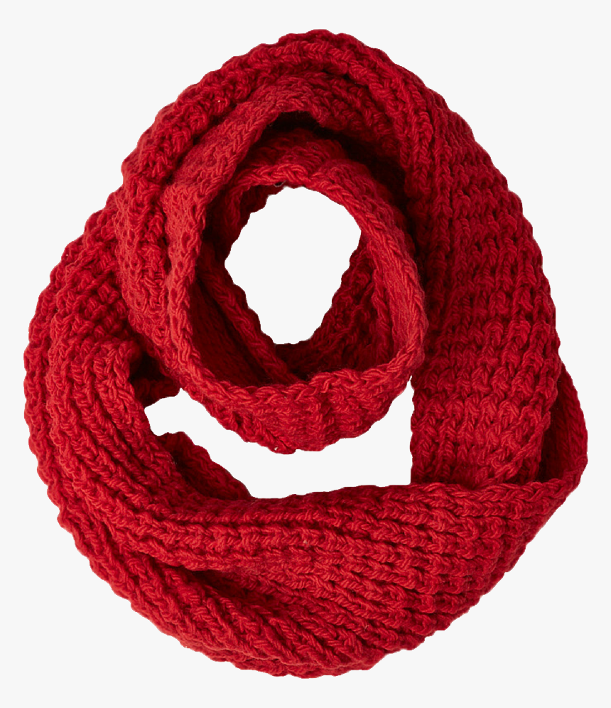 Transparent Red Scarf Clipart - Transparent Background Scarf Png, Png Download