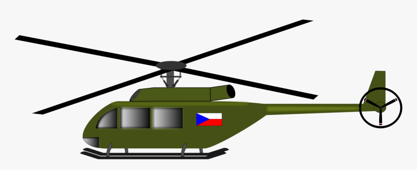 Radio Controlled Helicopter - Military Helicopter Clipart, HD Png Download