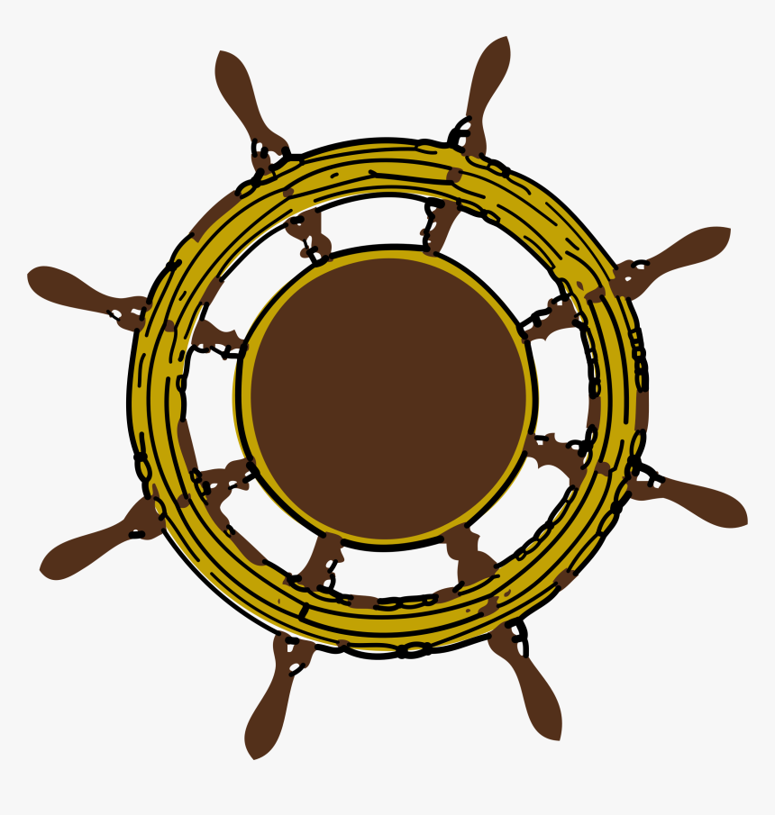 Ship Steering Wheel Svg Clip Arts - Cruise Ship Clip Art, HD Png
