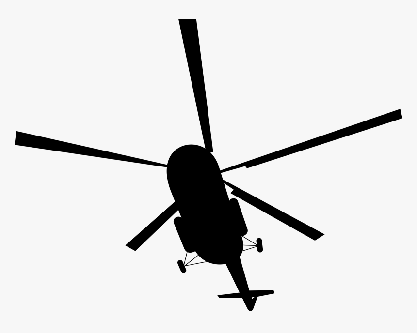 Clipart - Black Helicopter Png, Transparent Png