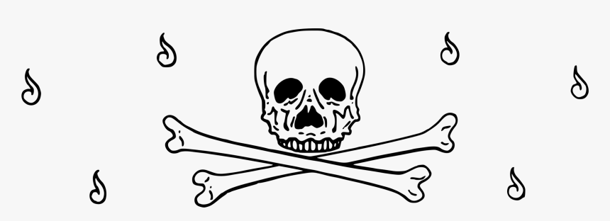 Transparent Desert Skull Clipart - Cross Bone Png, Png Download